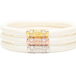 Budha Girl Three Kings Ivory Bangles